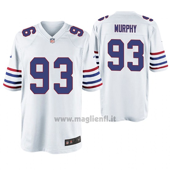 Maglia NFL Game Buffalo Bills Trent Murphy Throwback Bianco